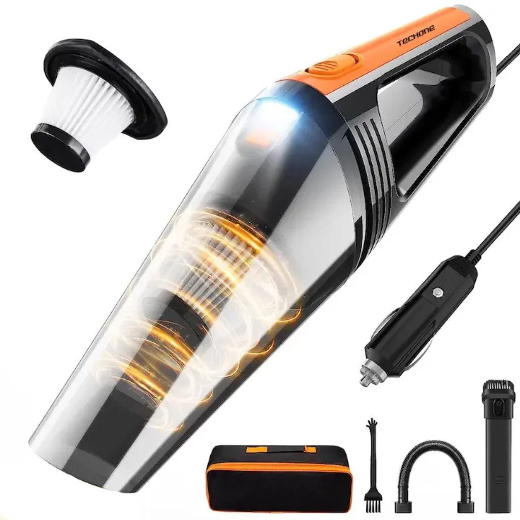 Interior mașină curat — aspirare scaune și covorașe