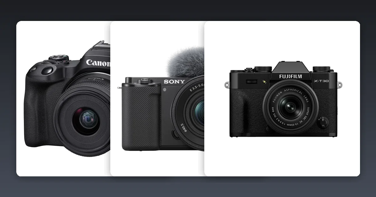 Cele mai bune camere foto mirrorless pentru începători în 2026