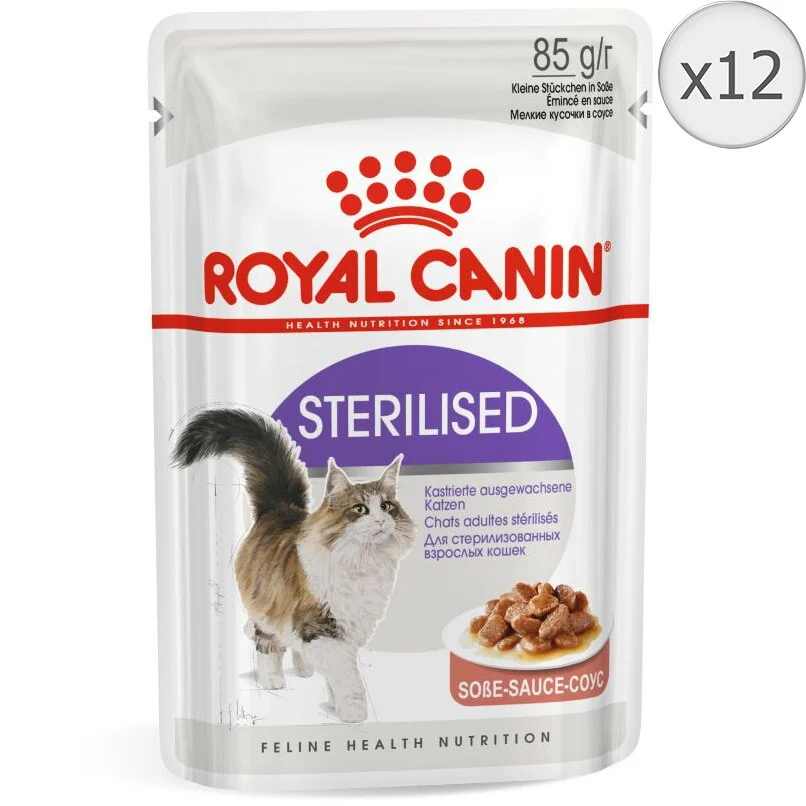 Royal Canin Sterilised în sos 12×85g