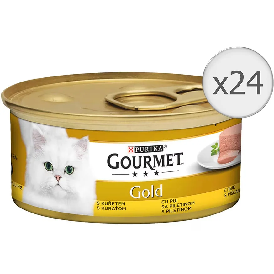 Gourmet Gold Mousse Pui 24×85g