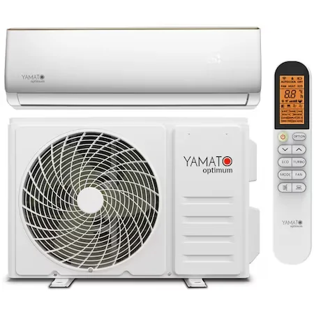 Aparat de aer conditionat Yamato Optimum YW12T2n, 12000 BTU, Clasa A++/A+, Wi-Fi, Inverter, Golden Fin, Kit…