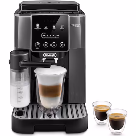Espressor automat De’Longhi Magnifica Start Milk ECAM223.61.GB, 5 bauturi, Tehnologie LatteCrema, rasnita…