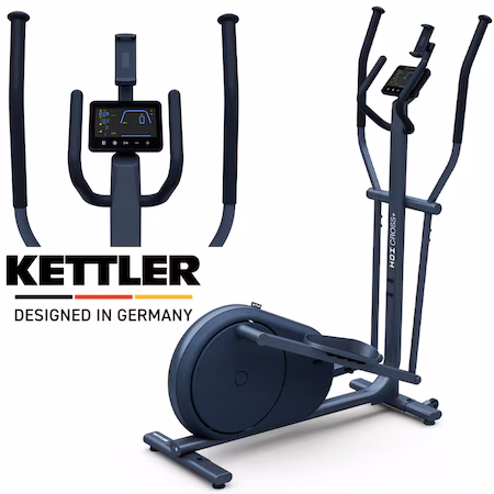 Bicicleta KETTLER Cross Pus Sone eliptica, LCD, Bluetooth, 20 Programe, Putere 500W, Frana Inductie, Utilizator…