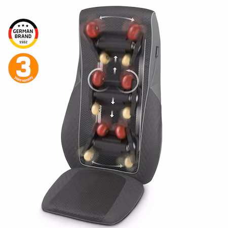 Scaun de masaj Medisana MC 824 Premium, masaj Shiatsu, punctiform si cu role, functie de incalzire, 3 niveluri de…