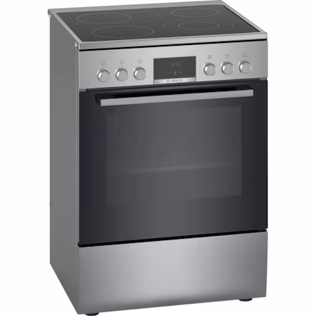 Aragaz Bosch HKR39C250, Electric, Plita vitroceramica, 4 zone gatit, Control electronic, Cuptor electric, 66 L,…