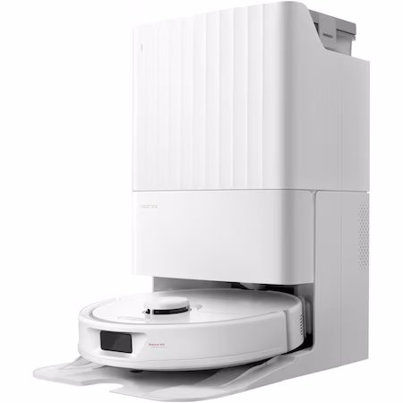 Robot de aspirare Roborock Q Revo cu statie de incarcare QR02-00, 5500 pa, mop dual 200 rpm, auto-umplere cu apa,…
