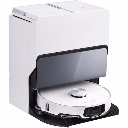 Robot de Aspirare Roborock S8 MaxV Ultra S8MVU02-00, aspirator si mop, mapare 3D, 5200 mAh, 10.000Pa, recipient…
