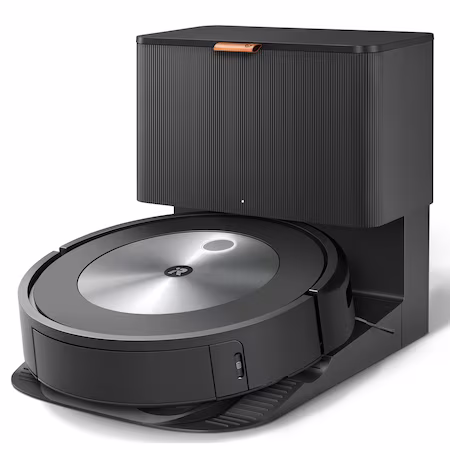 Robot aspirator cu baza descarcare iRobot Roomba j7+ j7558, Li-ion, 26Wh, camera frontala, evita obstacole,…