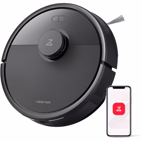 Robot de aspirare Roborock Q7 L5, 8000 Pa, Modernizat de la Q5 Pro, Sistem dual anti-incurcare, Navigare LiDAR,…