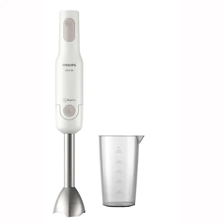 Mixer vertical Philips ProMix HR2534/00, 650 W, Alb