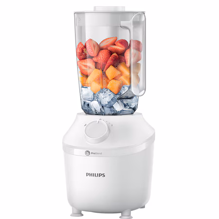 Blender Philips HR2041/00 Seria 3000, 450 W, 1l, 1 viteza + buton Pulse, sistem ProBlend, 1 viteza + buton Pulse,…