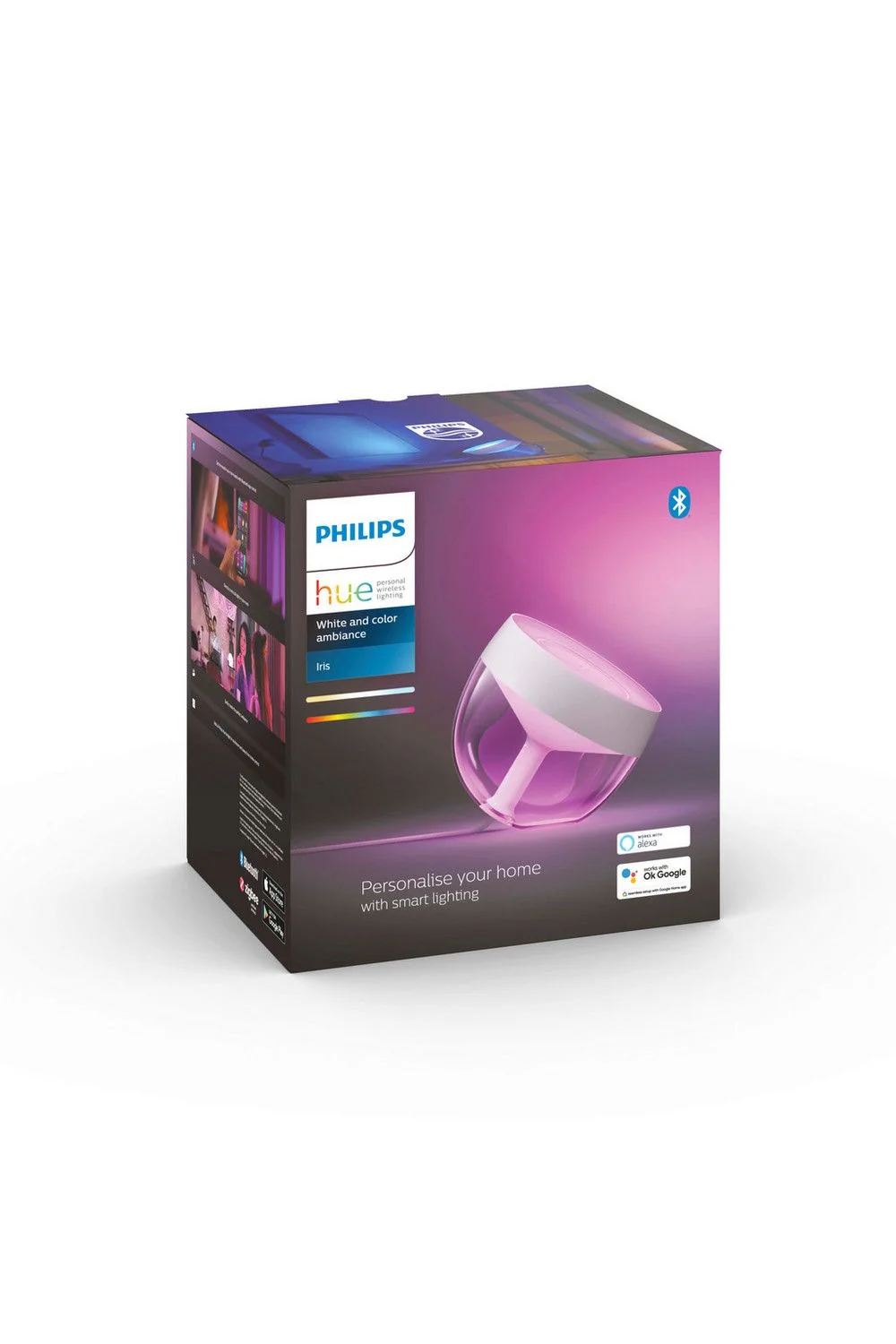 Pachet Philips Hue Essential, 3 becuri inteligente E27 White and Color Ambiance
