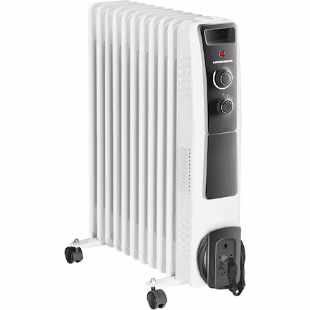 Calorifer electric cu ulei Heinner HOH-Y11WB, 2500 W, 11 elementi, protectie supraincalzire, termostat reglabil,…