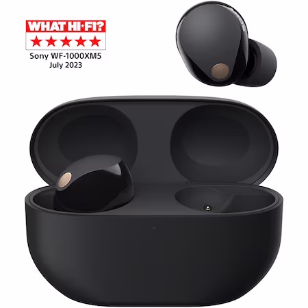 Casti Audio In-Ear Sony WF-1000XM5B, True Wireless, Bluetooth, Noise cancelling, Microfon, Autonomie de pana la 24…
