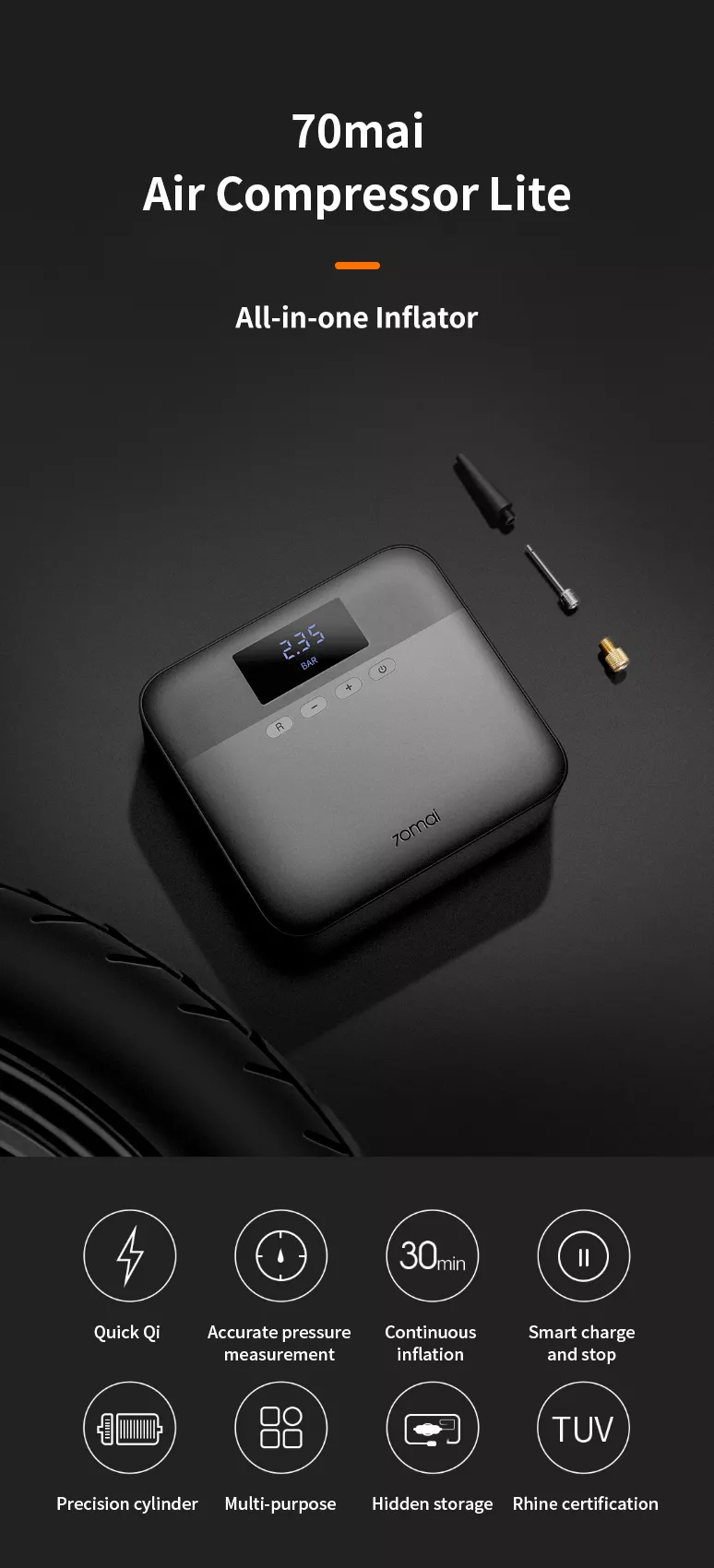 Xiaomi 70mai Air Compressor Lite