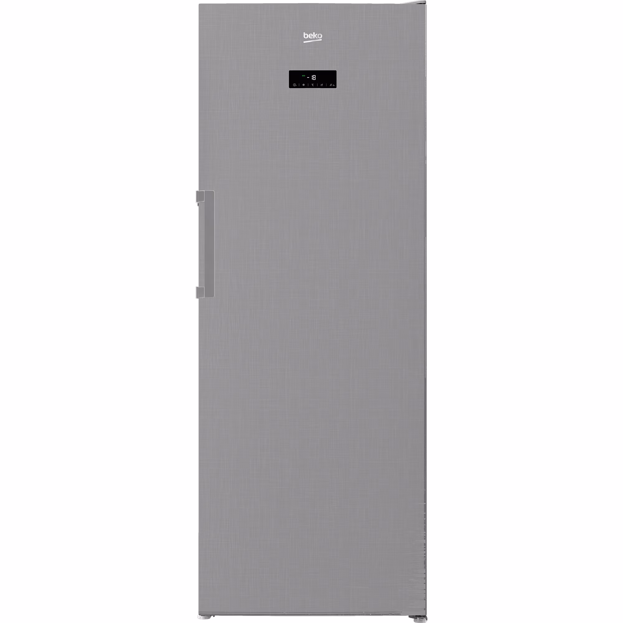 Congelator Beko RFNE448E41XB, 404 l, Clasa E, No Frost, Display LED, H 191.2 cm, Argintiu