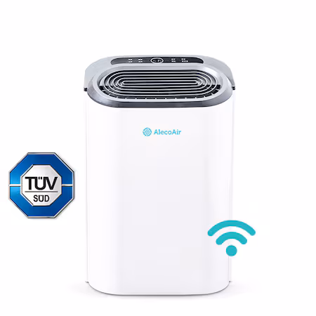 Dezumidificator si purificator AlecoAir D14 PURIFY, WiFi, Ionizare, 12 l /24h, HEPA, Uscare Rufe, Display digital