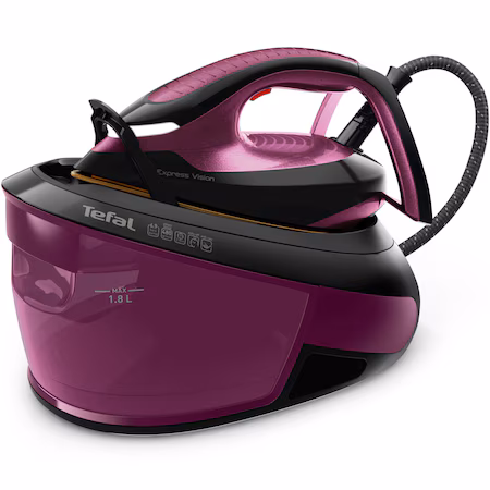Statie de calcat Tefal Express Vision SV8152E0, 2800W, presiune 6.9 bari, jet de abur 480 g/min, abur variabil…