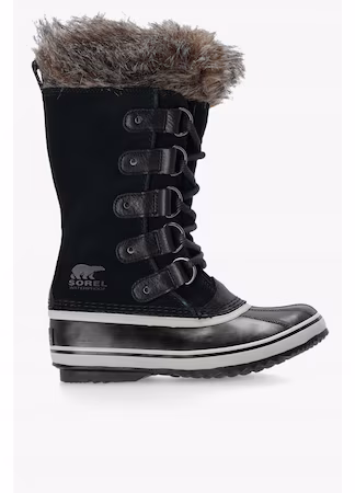 Cizme dama Sorel Joan Of Arctic, impermeabile, negru/gri, 37.5 EU