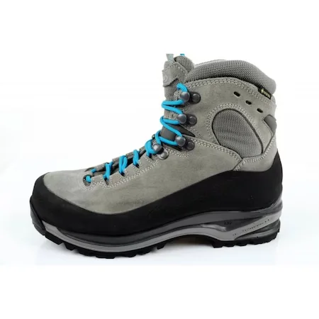 Ghete de trekking dama, Aku, Superalp GTX, gri, piele naturala si tesatura AIR8000, 41.5 EU