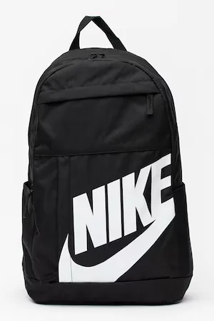 Nike, Rucsac cu logo Element - 21 L, Alb, Negru