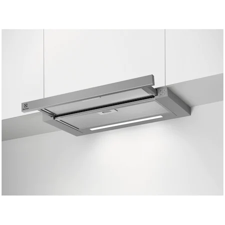 Hota telescopica incorporabila Electrolux LFP416X, Putere de absorbtie 440 mc/h, 1 motor, 60 cm, Inox