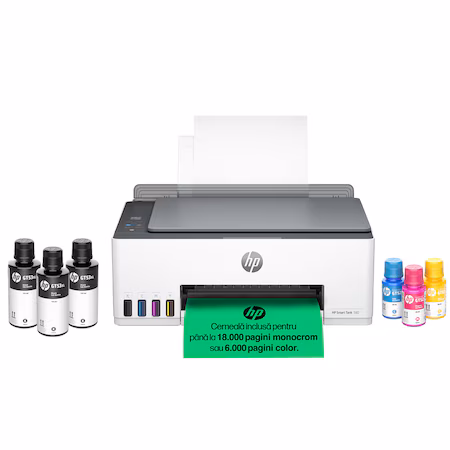 Multifunctional inkjet color CISS HP Smart Tank 580 All-in-One, USB, Wireless, Apple AirPrint, A4, 18.000 de…