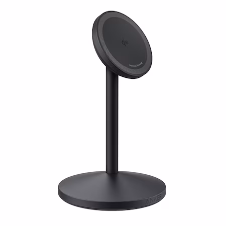 Incarcator wireless Anker MagGo Stand Qi2 360° 15W Negru
