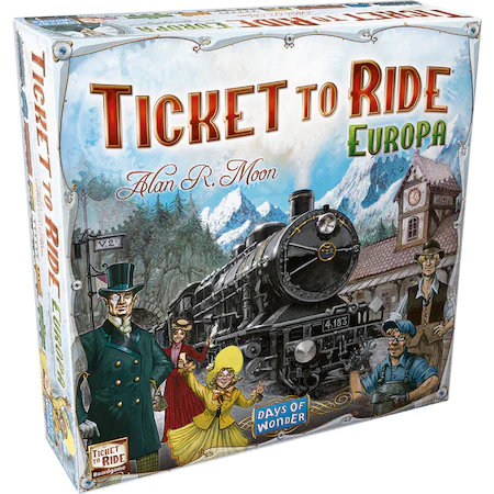 Joc Asmodee - Ticket to Ride Europa, lb. romana, 2-5 jucatori, +8 ani