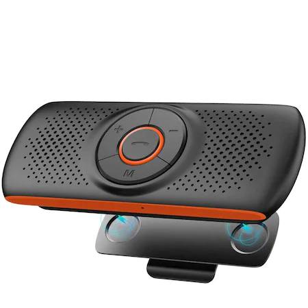 Car Kit Auto Difuzor Bluetooth handsfree pentru parasolar auto, Wireless Audio Receiver, CA2020