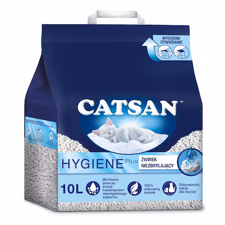 Asternut igienic pisici, Catsan, Hygiene Plus, 10 L
