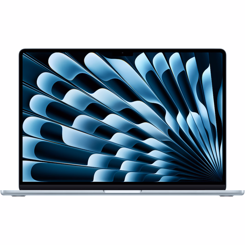 Laptop Apple MacBook Air 15", cu procesor Apple M4, 10 nuclee CPU si 10 nuclee GPU, 16GB RAM, 256GB, Sky Blue,…