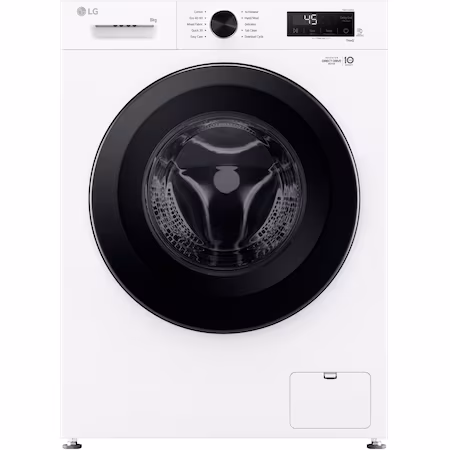 Masina de spalat rufe LG F4X1008NWK, 8 kg, Clasa A, 1400 RPM, 6 Motion, Inverter Direct Drive, Wi-Fi, Alb