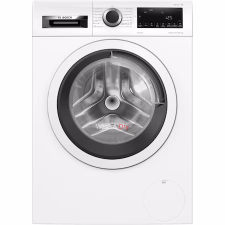 Masina de spalat rufe cu uscator Bosch WNA13400BY, 8 kg spalare, 5 kg uscare, 1400 RPM, Clasa C, EcoSilence Drive,…
