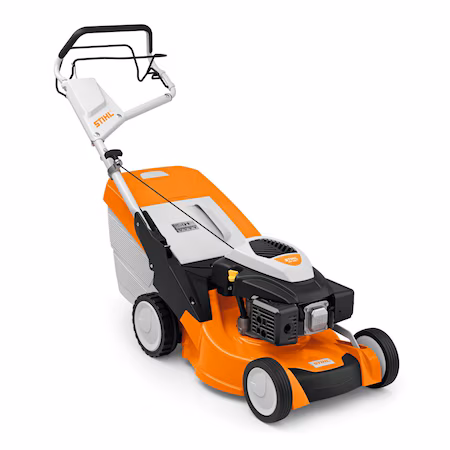 Masina de tuns iarba STIHL RM 650 T, benzina, autopropulsata, latime taiere 48 cm, cos colector 70 L