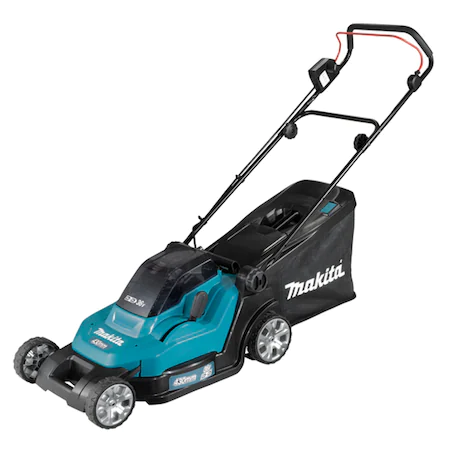 Masina de tuns gazon/iarba pe acumulator Makita DLM432Z, latime taiere 43 cm, inaltime taiere 20-75 mm, cos…