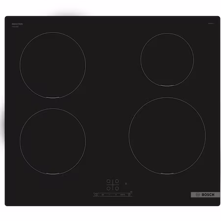 Plita incorporabila Bosch PUE611BB5E, Inductie, 4 zone de gatit, TouchSelect, PowerBoost, ReStart, Temporizator,…