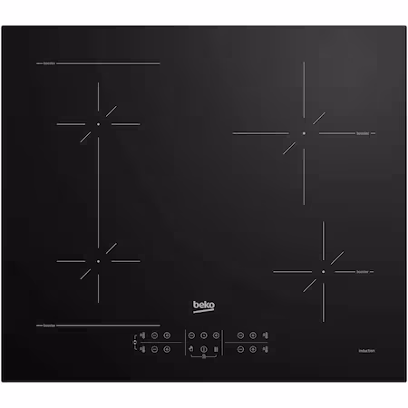 Plita incorporabila Beko HII64200SFMT, Inductie, 4 zone de gatit, Booster, Touch control, Stop & Go, OverHeat…