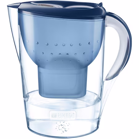 Starter pack cana filtranta Brita Marella XL, 3.5L, albastra + 2 filtre Maxtra PRO