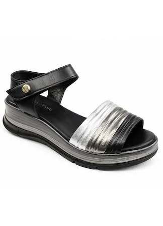 Sandale dama piele naturala D22 S629-negru-39
