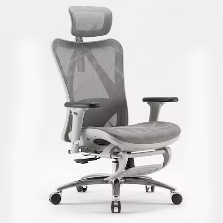 Scaun de birou ergonomic Kring Fit, Mesh, inaltime reglabila, mecanism tilt, Negru