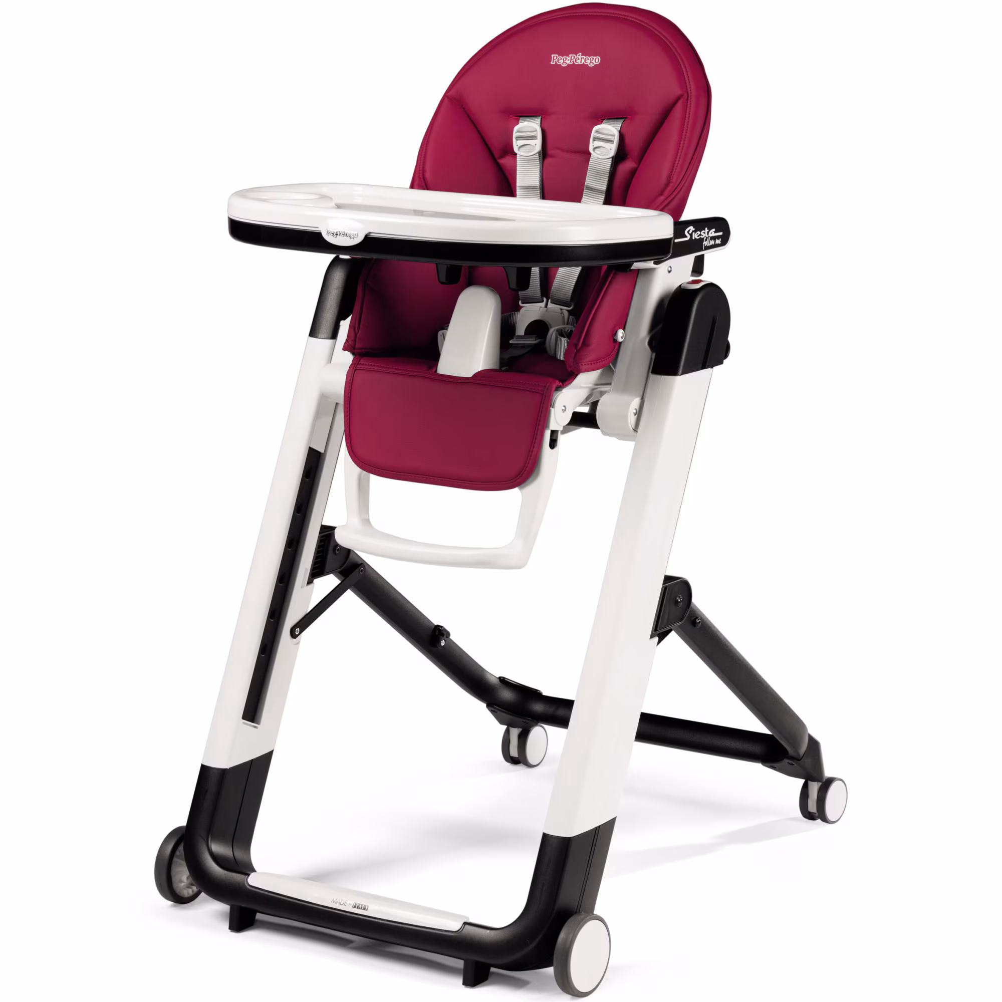 Scaun de masa 2 in 1 Peg Perego Siesta Follow Me, Visiniu