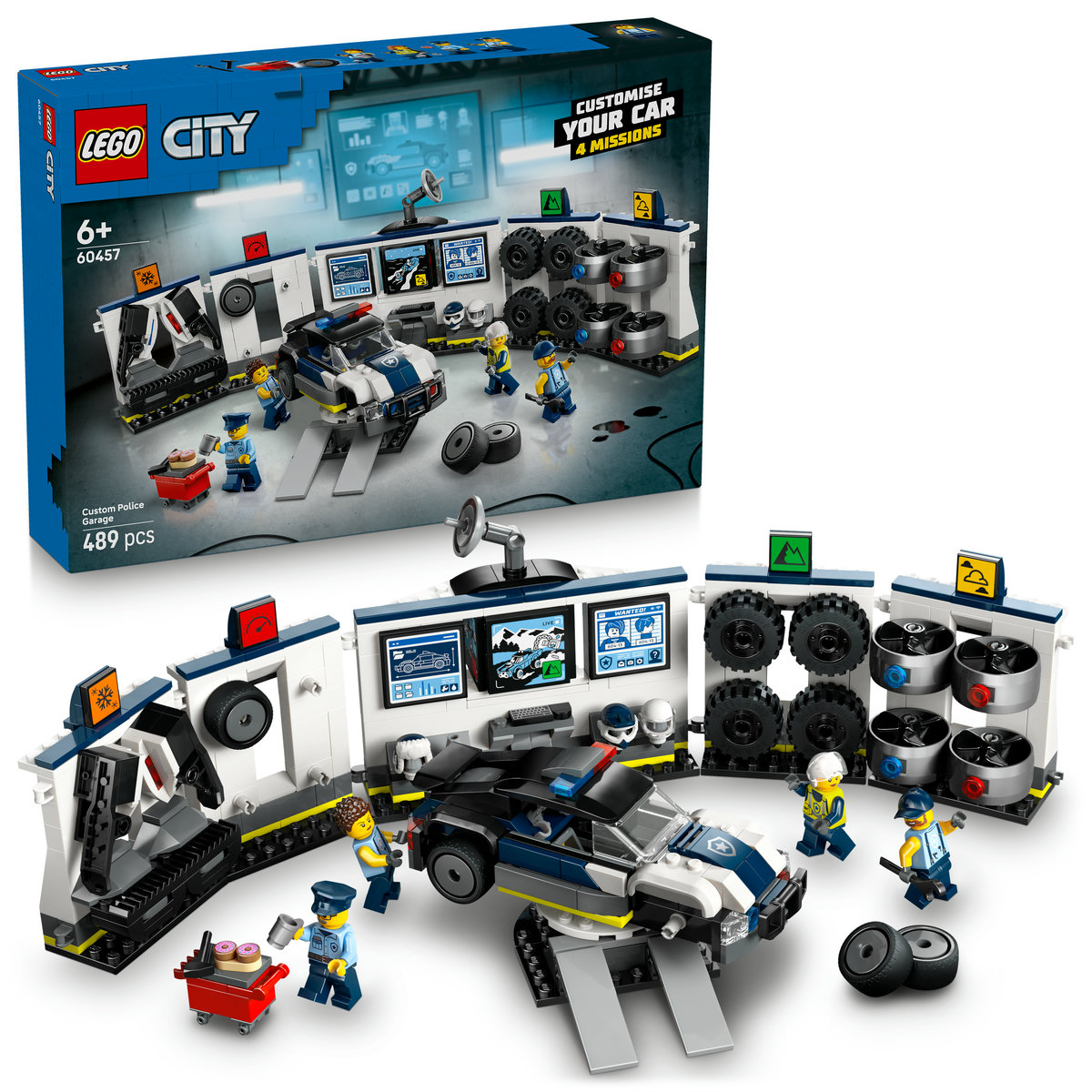 LEGO City — set mare oraș (poliție / pompieri / garaj)