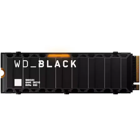 Solid State Drive (SSD) Western Digital Black SN850X, NVMe™ M.2, 1TB, With Heatsink