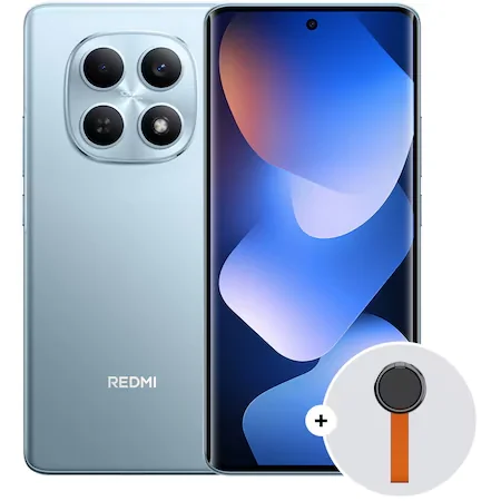 Telefon Mobil Xiaomi REDMI Note 15, 8GB RAM, 256GB ROM, Blue + Woven Strap Ring Stand